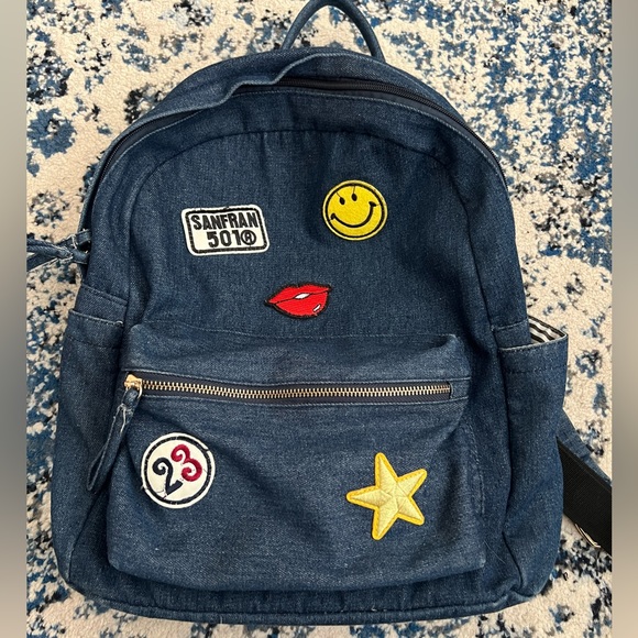 Yoki Denim backpack with patches from ASOS - Picture 5 of 7